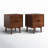 Aizlyn Mid-Century Modern Solid Wood Groove-Handle Nightstands-873594410