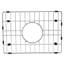 Évier de cuisine en quartz 13,38 po x 17,68 po - Amortissement thermique et phonique à porter avec grille à crépine à surface noire et grattoir