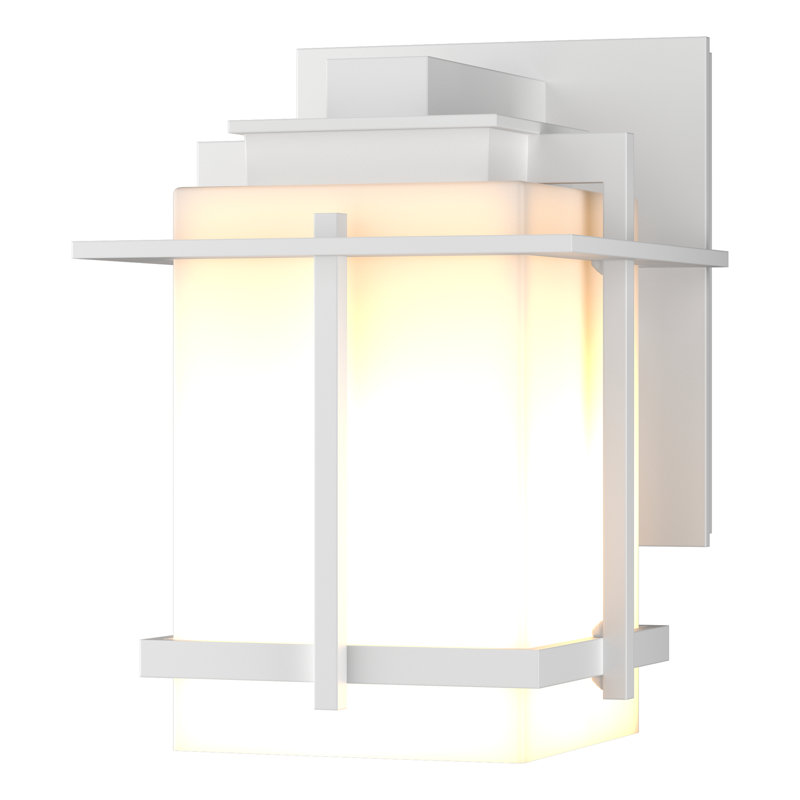 Tourou 7.4" H Outdoor Armed Sconce, White