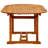 vidaXL Dining Table Natural wood Acacia hardwood (150-200)x100x75 cm Extendable