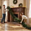 270cm (9ft) Christmas Garland, Prelit with Warm LED Lights & Timer, with Pine Cones & Branche