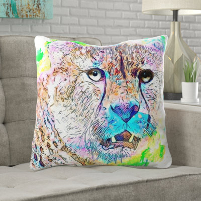 Coussin guépard Chicago