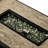Propane Fire Table, Beige With Tank Holder & Ceramic Tile, 32.44In Depth, 19.63In Width, 15.51In Height, 80Lb Weight Included, Depth X Width-800740422-800740421