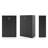 35.5"H 3-Tier Wood Storage Bookcase with Doors-1587901417