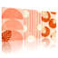 «Boho Contemporary Abstract Shapes Stripes Leaves Circles Pattern Design», ensemble de 3 impressions sur toile-670216781