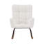 Chaise berçante rembourrée avec dossier haut Comfy