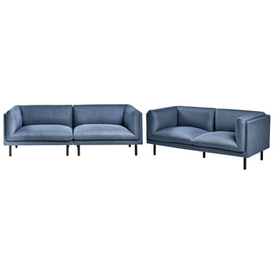 Living Room Set Suhayma Fabric 5 Seater