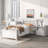 Platform Bed with a Nightstand