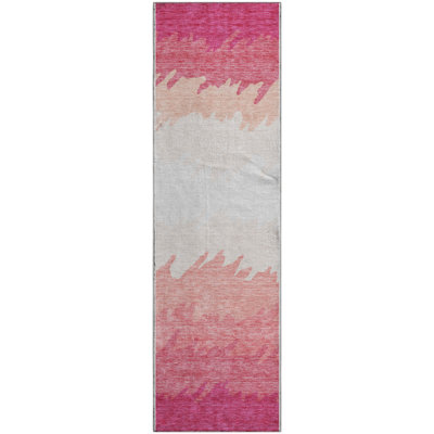 Premium Machine Washable Tweedy Blush Rug