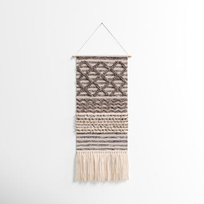 Cotton Wall Hanging with Rod Included