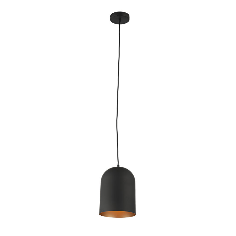 Luminaire suspendu 1 lumière Monterey, Noir