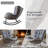 Doral Outdoor Wicker Rocking Papasan Chair with Cushion