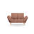 Modern 3-Seat Sofa Bed, Light Brown Linen Fabric, 47.2 x 23.6 x 15.7 inches | 100% Metal Frame, Wooden Legs, Pocket Spring & Foam for Comfort | 5-Level Adjustable Arms, Max Weight Capacity 440 lbs | Scandinavian Design-2006134840