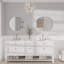 Gandee Metal Flat Wall Mirror-807470005-807470002
