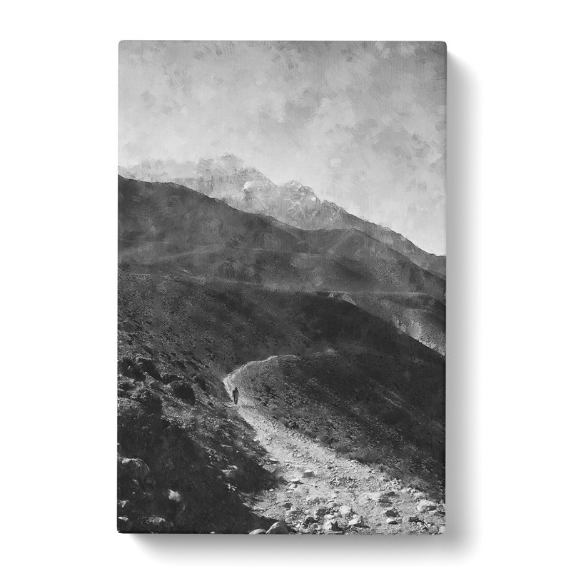 Pathway To The Mountain - Wrapped Canvas, 50cm H x 35cm W x 3cm D