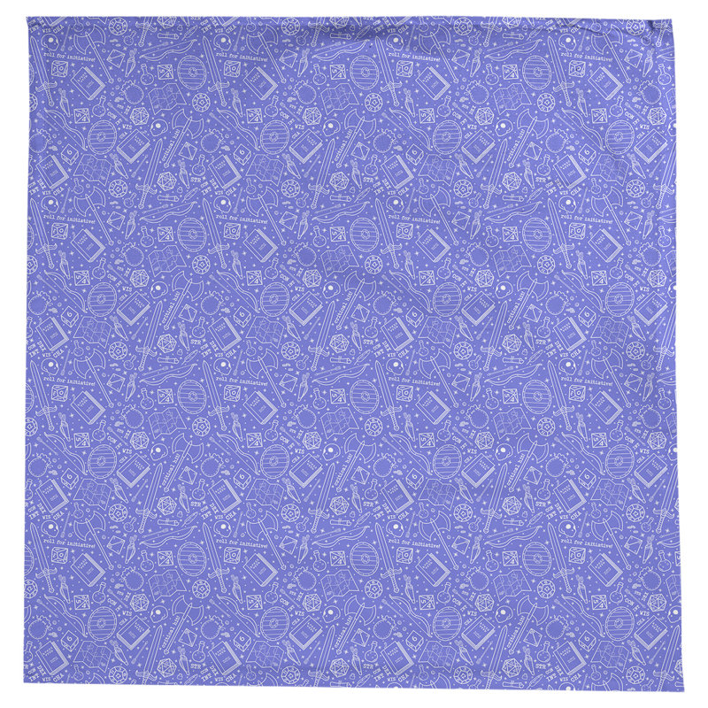 Leffel RPG Pattern Tablecloth, Blue/White