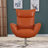 Modern Lounge Chair – Top-Grain Italian Leather-414857184