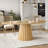 67" Pedestal Solid Wood Oval Dining Table Seats 6-1540150715