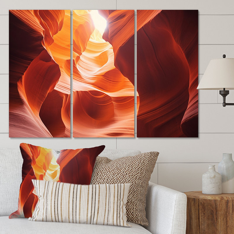 Canyon Antelope Harmony I U.S. States & Territories Wall Decor on Metal