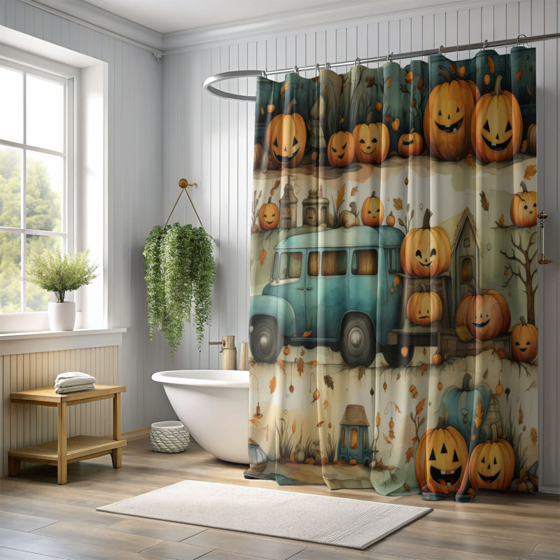 Phantom Fall - Premium Shower Curtain, 74"H x 71"W