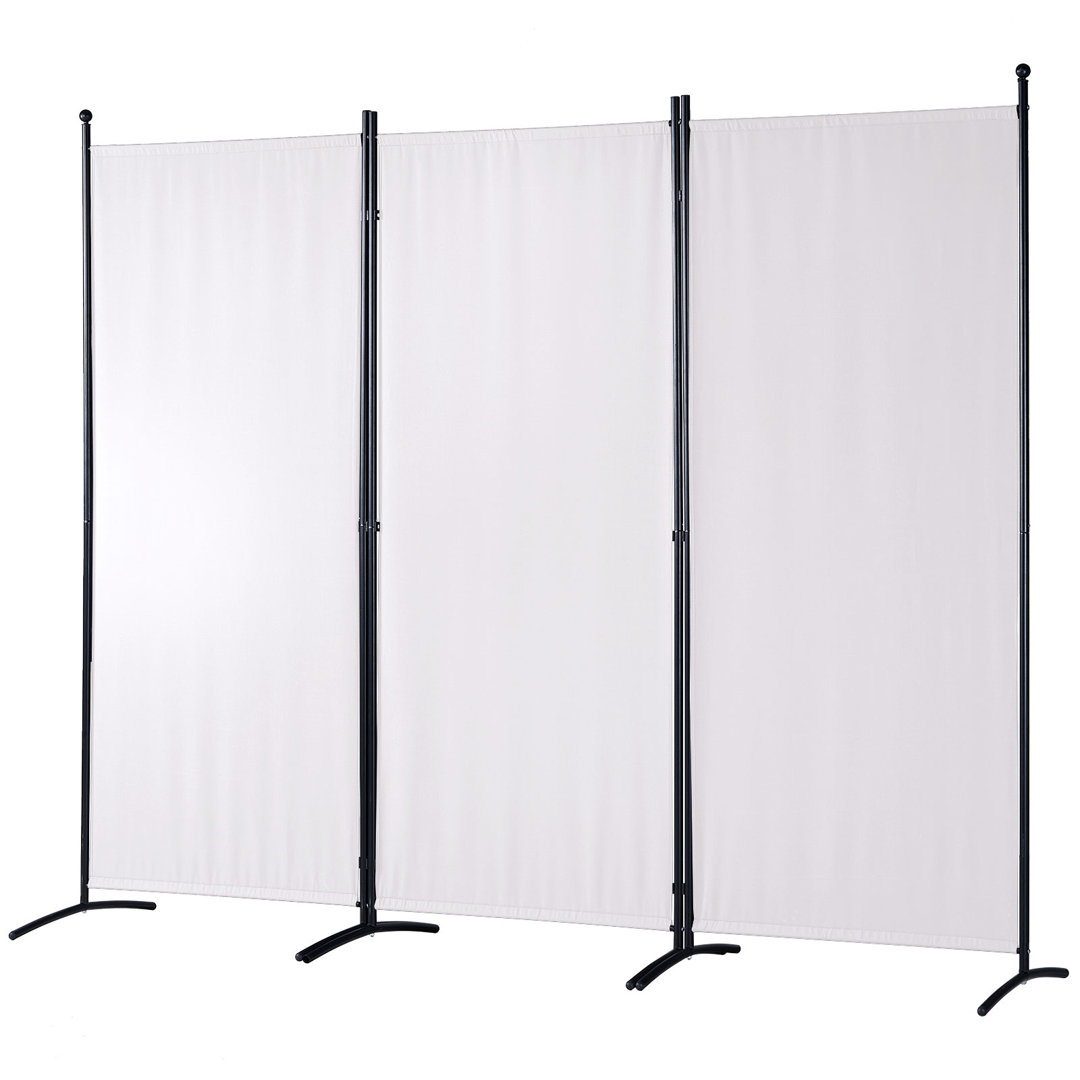 Smiths 89'' W x 72.8'' H 3 - Panel Folding Room Divider Ebern Designs 