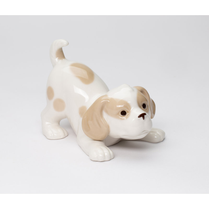 Playful Dog Figurine- 3 3/4"H