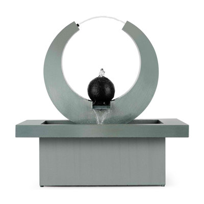 Outdoor Metal Sculptural Fountain