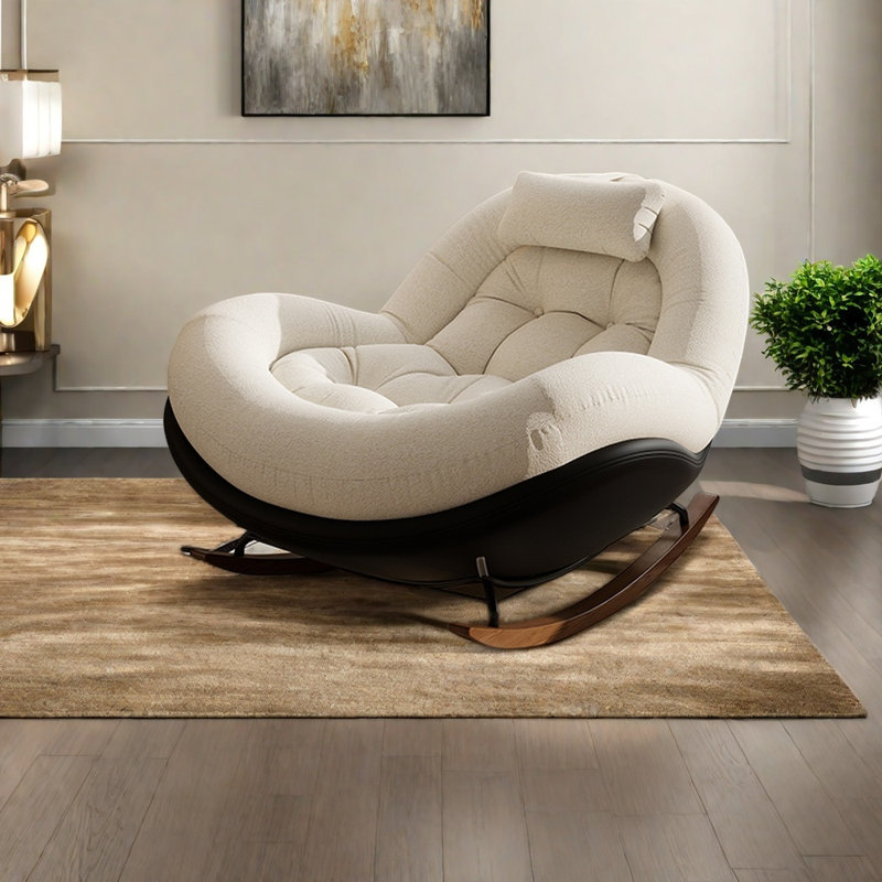 Chaise berçante confortable et sécuritaire