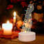 Veilleuse en acrylique 3 D