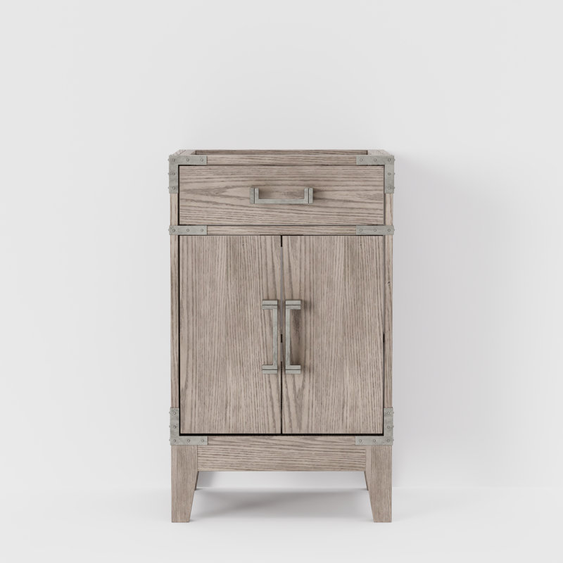 Meuble-lavabo simple l 20 po x P 18 po Laurel, Chêne gris