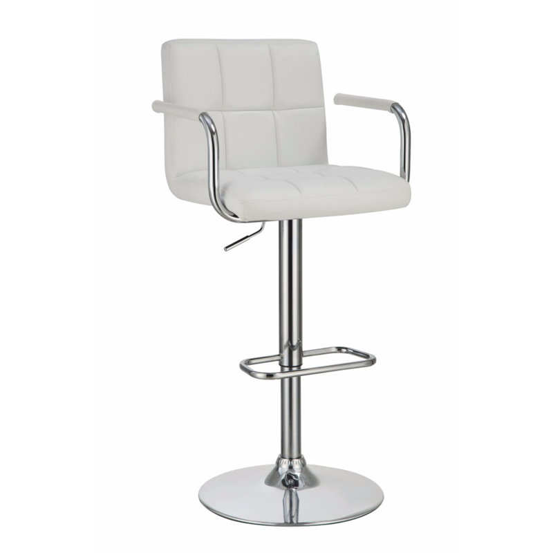 Wootton Swivel Upholstered Adjustable Height Counter Stool