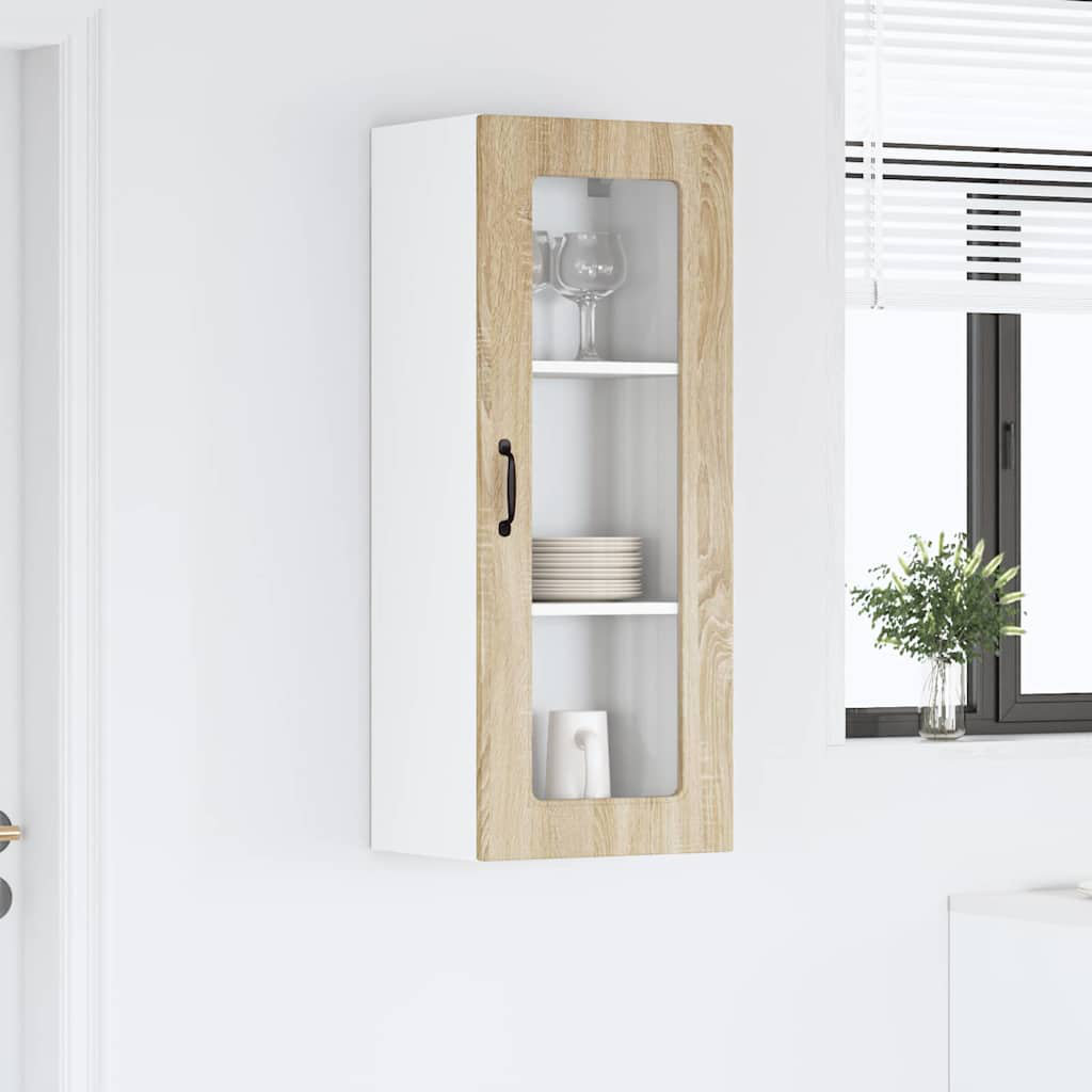 Vidaxl Kitchen Wall Cabinet With Shelf Grey Sonoma 40 X 31 X 100 Cm