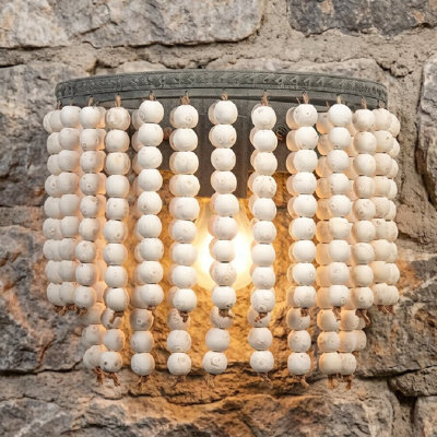 Solid Wood Wall Sconce
