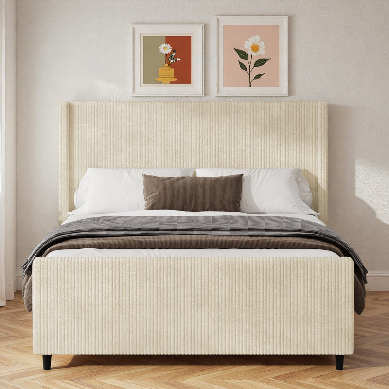 Lit tapissier Corduroy, Grand