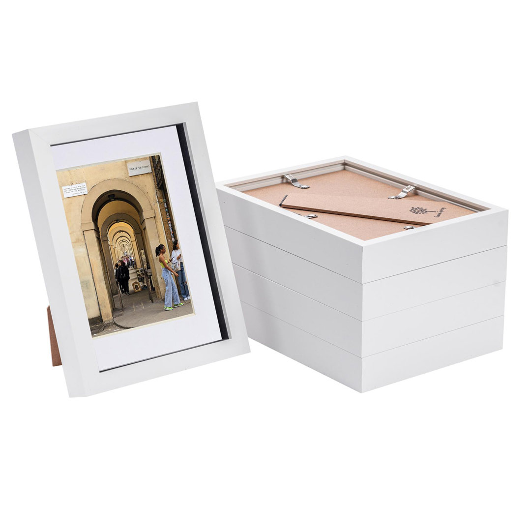 3D Box Photo Frames with 4" x 6" Mounts - A5 (6" x 8")