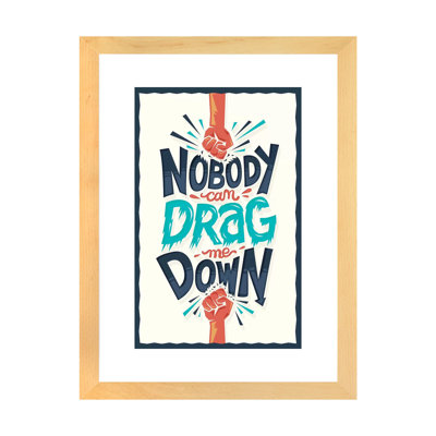 «Drag Me Down» par Risa Rodil - reproduction d'art textuel