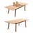 Idora 10 - Person Teak Wood Patio Dining Set with Rectangular Table-782311859-781686767