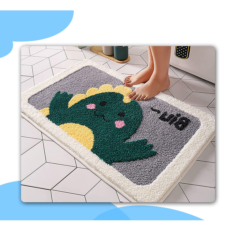 Kessy Bath Rug with Non-Slip Backing