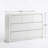 Curved Edge 47.24" Wide White MDF 7-Drawer Dresser with Storage-1084109879