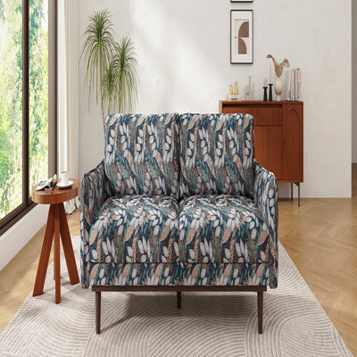 Modern Style Loveseat Sofa 75.75" Sofa Couch 2-Seater Sofa With Spacious Seating Area For Living Room, Green