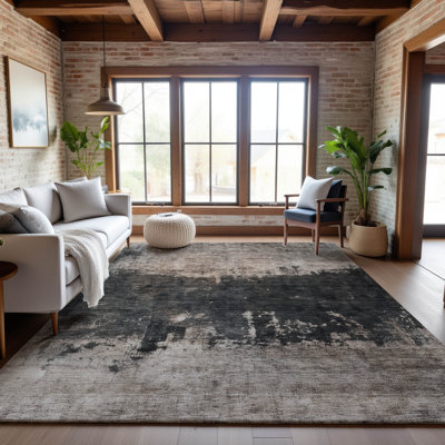Tapis abstrait lavable à la machine Premium AMF1215