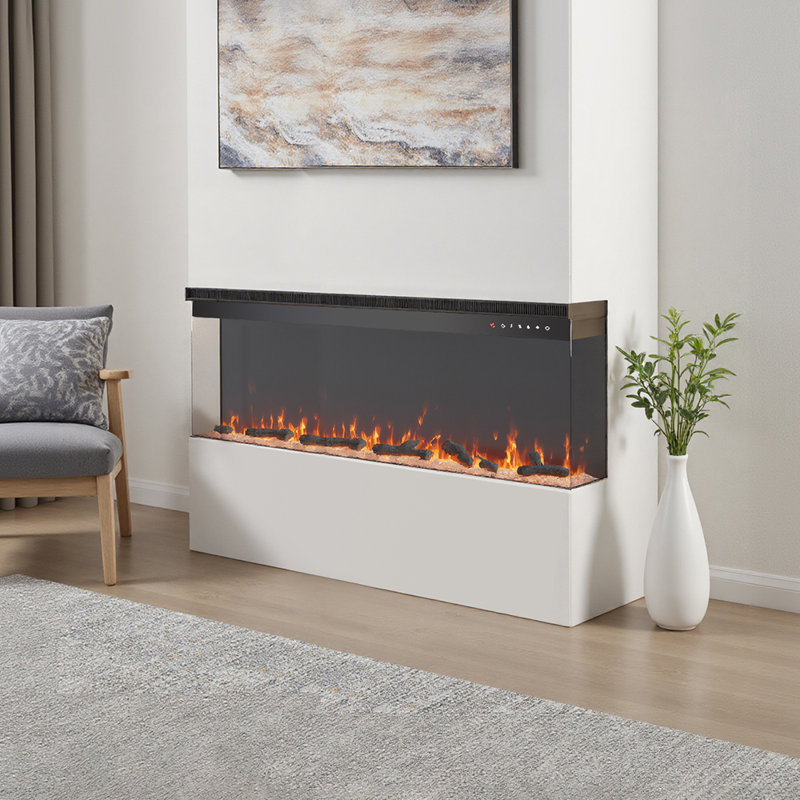 Belfry Heating 127cm W Electric Fireplace with 5120 BTU