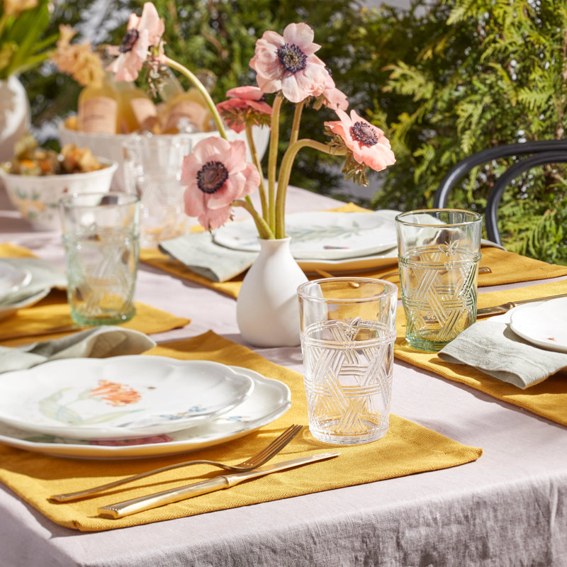 Lenox Butterfly Meadow Tall Glasses, Set Of 4, Clear