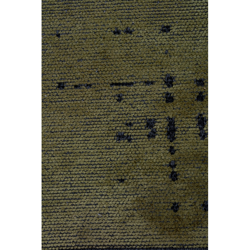 Brown/Black Luxury Area Rug, Rectangle 7'10" x 11'2"