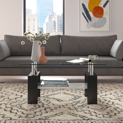Arebella cocktail table,living room table,Rectangle Coffee Table with storage
