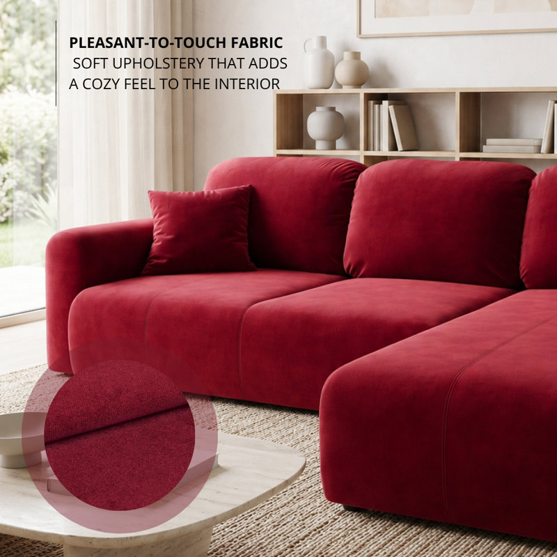 Ronnell 3 Seater Sofa Bed, Right Hand Facing Corner Sofa