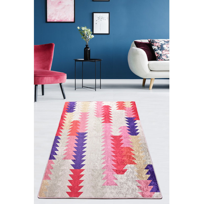 Premium Hall Carpet, 2.6 x 9.8 ft, 100% Polyester, 0.2 in Pile Height | Antibacterial, Non-Slip Underside, Machine Washable | Durable & Easy Care, Ideal for Entryways & Living Rooms, Elegant Design