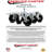 Ensemble de roulettes 4 pièces avec 2 freins Total Lock
