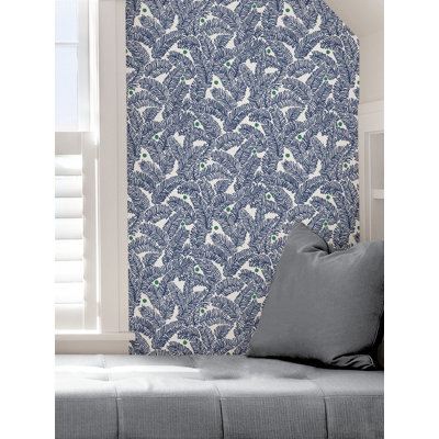 Silber Peel & Stick Floral Roll