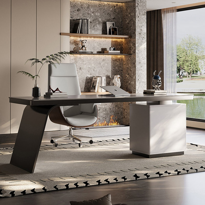 Bureau de direction Armani, 29.53"H*62.99"W*27.56"D, Left Hand Cabinet